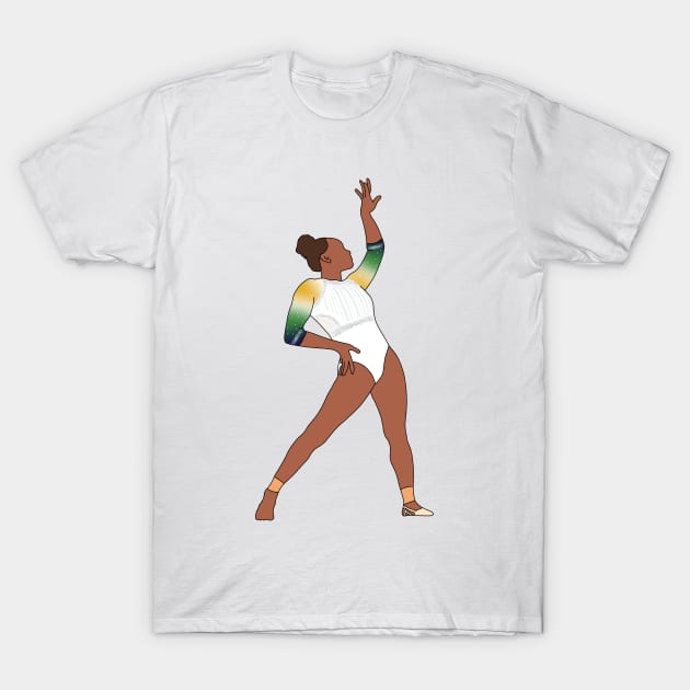 Rebeca Andrade 2023 World Gymnastics Championships T-Shirt by Coach Alainne Designs